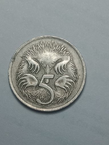 Австралия 5 центов 1968 года .