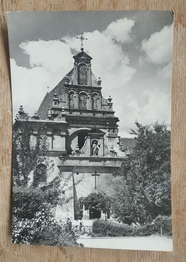 Люблин. Костел Босых Кармелитов (Польша) 1965 г. Прошла почту.