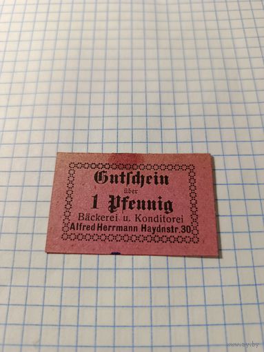 Германия 1 пфенинг