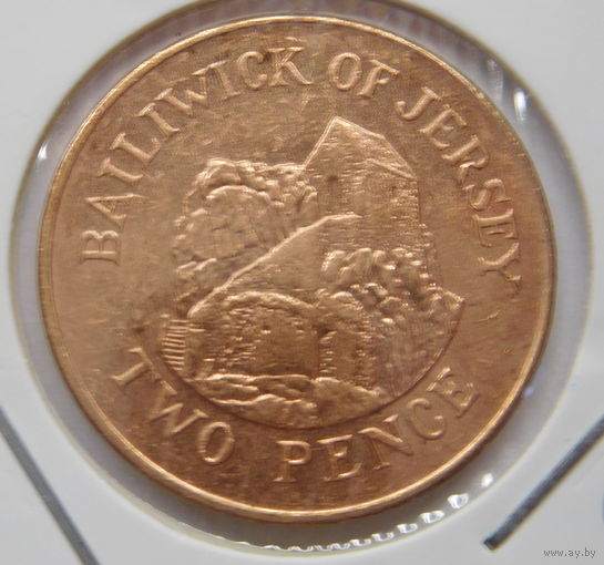 Джерси 2 пенса 1992 г