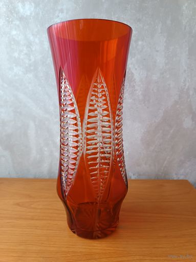 Ваза рубиновое стекло - СССР