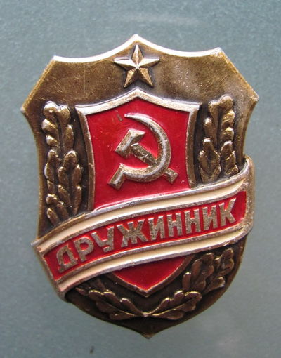 Дружинник.