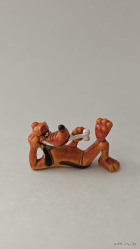 Фигурка Kinder, Pluto (темнее окрашен) из серии "Микки Маус и его друзья" 1989 г