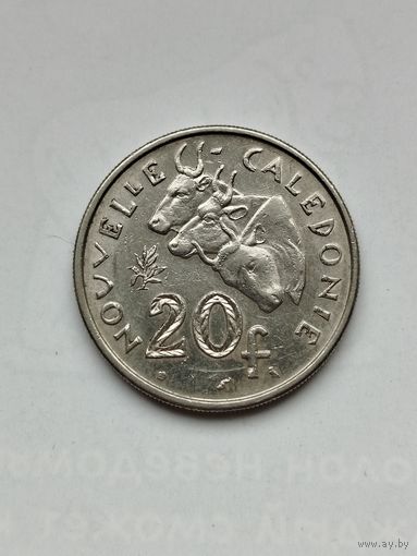 20 франков Новая Каледония.