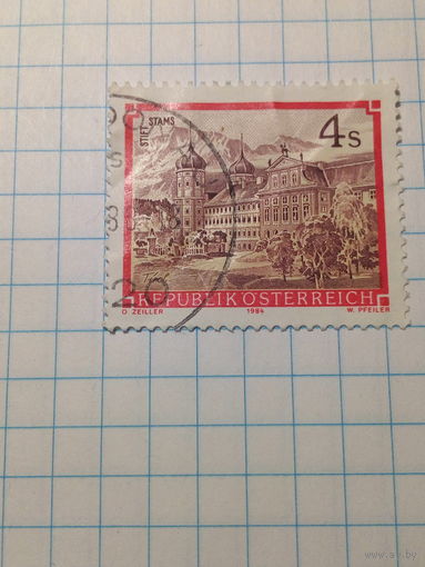 Марка Австрия 1984