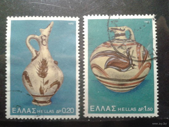 Греция 1973 Археология: стекло и керамика