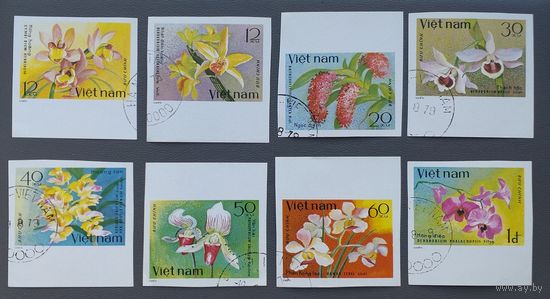 Вьетнам.1978.Цветы - орхидеи (полная серия 8 марок, без зубцов)