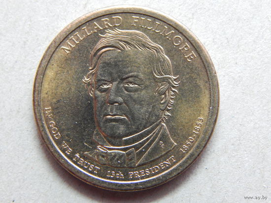 США 1 доллар 2010г.Миллард Филлмор (13-ый президент),
