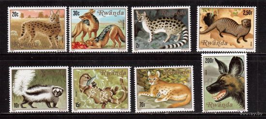 Руанда-1981,(Мих.1119-1126) ** , Фауна,