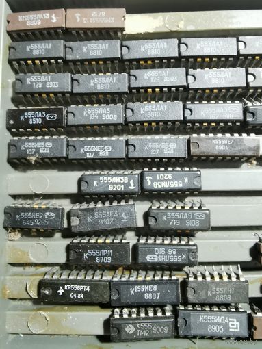 Микросхема К555ЛА1,ЛА3 ,ЛА13, ИЕ5,ИЕ2,И ДР.