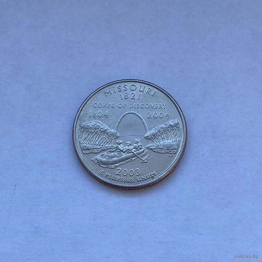 25 центов 2003 P штат Миссури