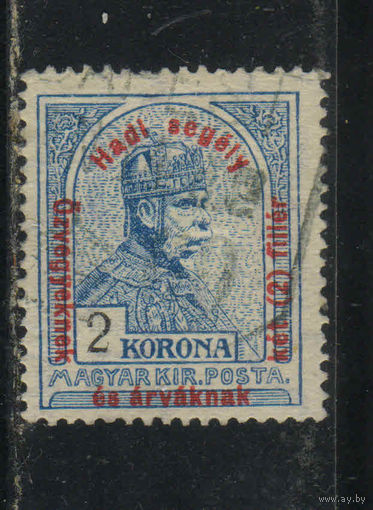 Венгрия Австро-Венгрия 1915 Военная помощь (II) Надп Стандарт #177