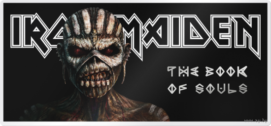 Острова Кука 1 доллар 2024г. Skyline Dollar "Iron Maiden – The Book of Souls". Купюра в пластиковом слабе. Серебро 5гр.