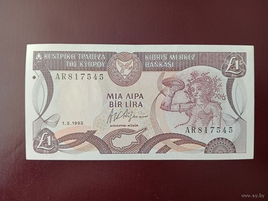 Кипр 1 фунт 1993