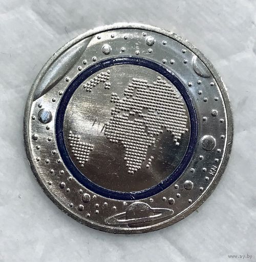 5 евро 2016 планета Земля ФРГ светится!