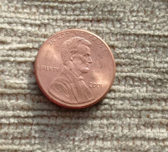 Werty71 США 1 цент 2001