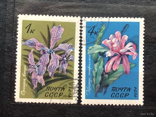 СССР 1971 год. Цветы