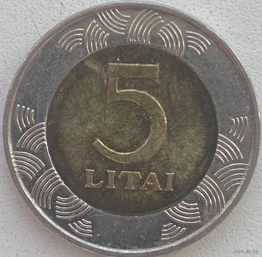 Литва 5 лит 2009 г.