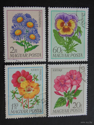 Венгрия 1968 г. Цветы.