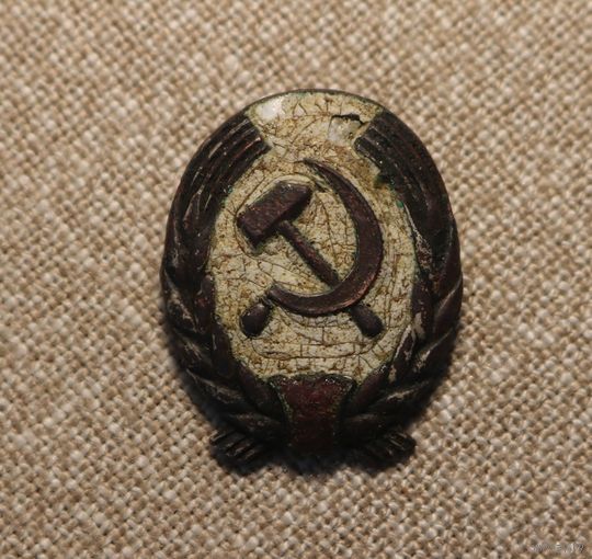 Кокарда НКВД охрана лагерей