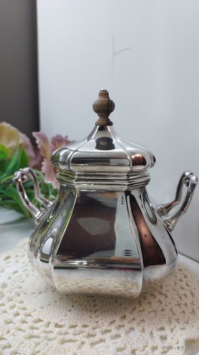 Сахарница СЕРЕБРО серебряная, редкая форма. Сервиз. Клейма