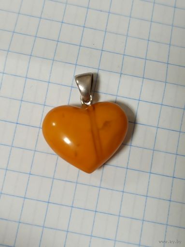 Подвеска Кулон Янтарь Серебро с 1 рубля