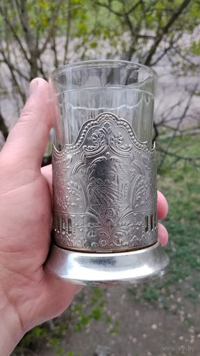 ПОДСТАКАННИК КРЫМ ПАЛЬМЫ МЕЛЬХИОР КОЛЬЧУГИНО ОРИГИНАЛ СТАКАН В ПОДАРОК . Распродажа Коллекции !!! . Экспресс  Аукцион  с рубля без МПЦ и прочего 3 ДНЯ  .Много лотов в продаже .