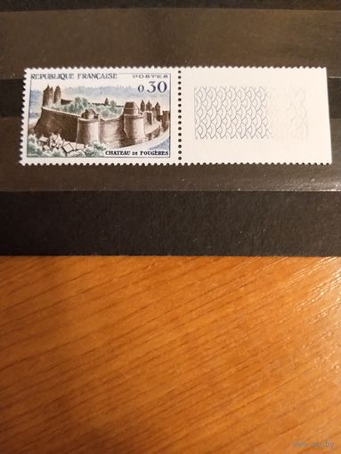 1960 Франция архитектура чистая клей MNH** (5-4)