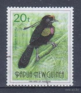 [155] Папуа Новая Гвинея 1993. Фауна.Птица. Гашеная марка.