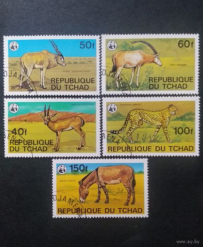 Фауна \30фа\ Чад WWF Фауна Африки 1979