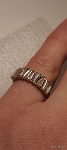 Кольцо СЕРЕБРО 925 с камешками
