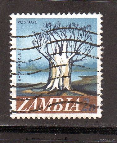 Замбия.Ми-40.Флора. Баобаб.1968.