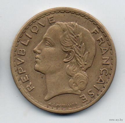 ФРАНЦУЗСКАЯ РЕСПУБЛИКА. 5 ФРАНКОВ 1940. НЕЧАСТАЯ. ОТЛИЧНАЯ