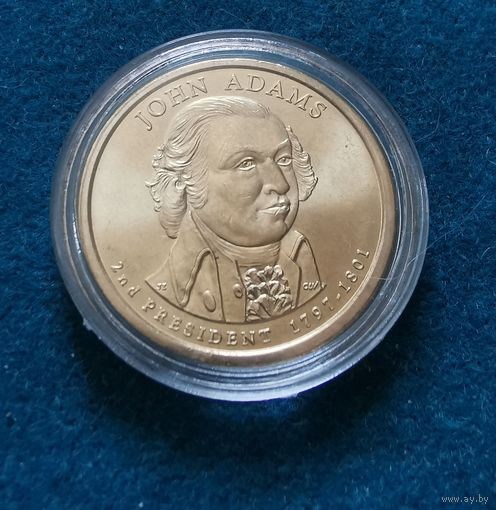313. 1 доллар 2007 г. Джон Адамс