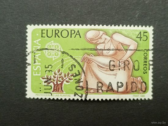 Испания 1986. Марки ЕВРОПА - Охрана природы