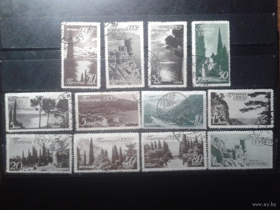 1938 Виды Крыма и Кавказа Полная серия