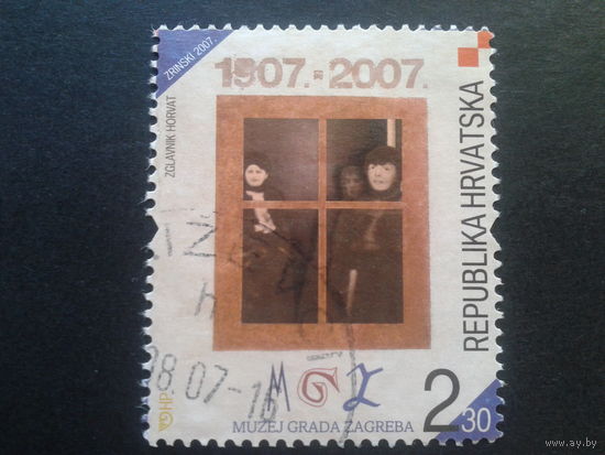 Хорватия 2007 музей, деталь фасада