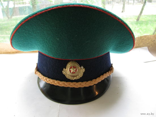 Фуражка пограничника РБ. ЗАО ФГУ "Людмила", Минск. 55 размер.
