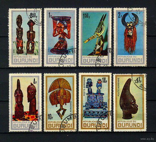 1967 Бурунди. Африканское искусство
