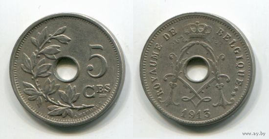 Бельгия. 5 сантимов (1913, BELGIQUE)