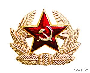 Кокарда солдатская на фуражку. СССР