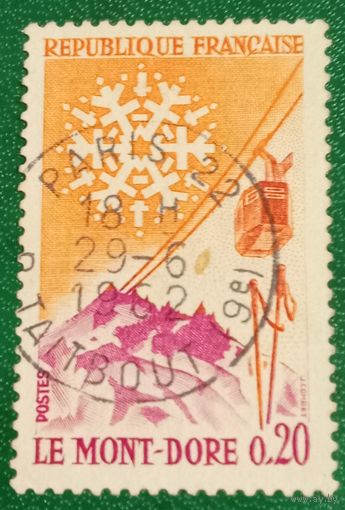 Франция 1961. Горнолыжный курорт Ле-Мон-Дор