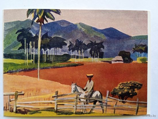1961. Иванов. Куба. Красная земля