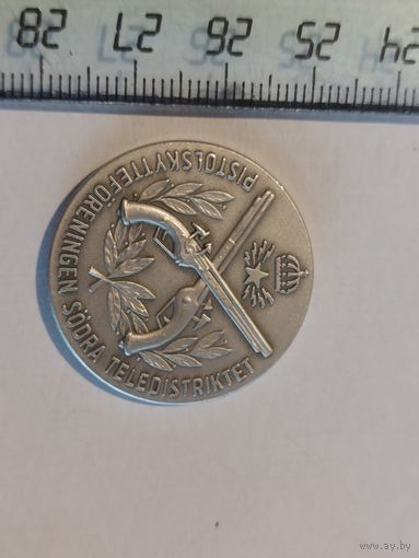 Настольные медали стельба пистолета