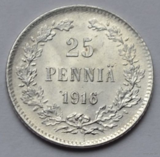Финляндия, 25 пенни 1916 г.