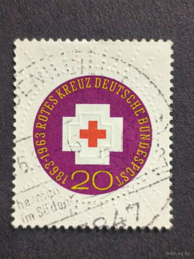 Германия 1963. 100-летие Международного Красного Креста. Полная серия