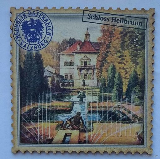 Бирдекель (подставка под пиво) Schloss Hellbrunn, Австрия
