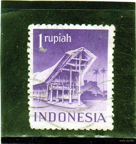 Индонезия. Mi:ID 33C. Храмы и здания - дом Toraja. 1949.