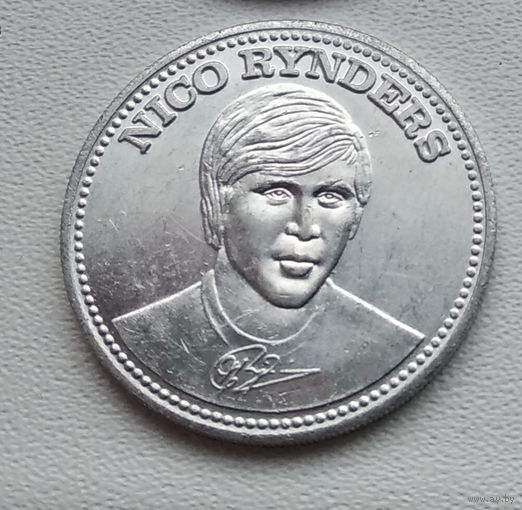 Нидерланды Шел,Футбол,Сборная Nico Rynders 1970 D-29mm 5-2-11
