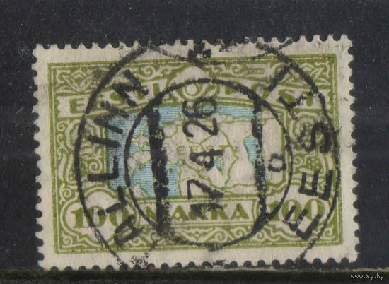 Эстония Респ 1923 Карта Стандарт #40.